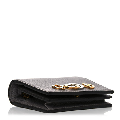 Gucci Grainy Calfskin Zumi Chain Card Case Wallet Dusty Grey 3 of 6
