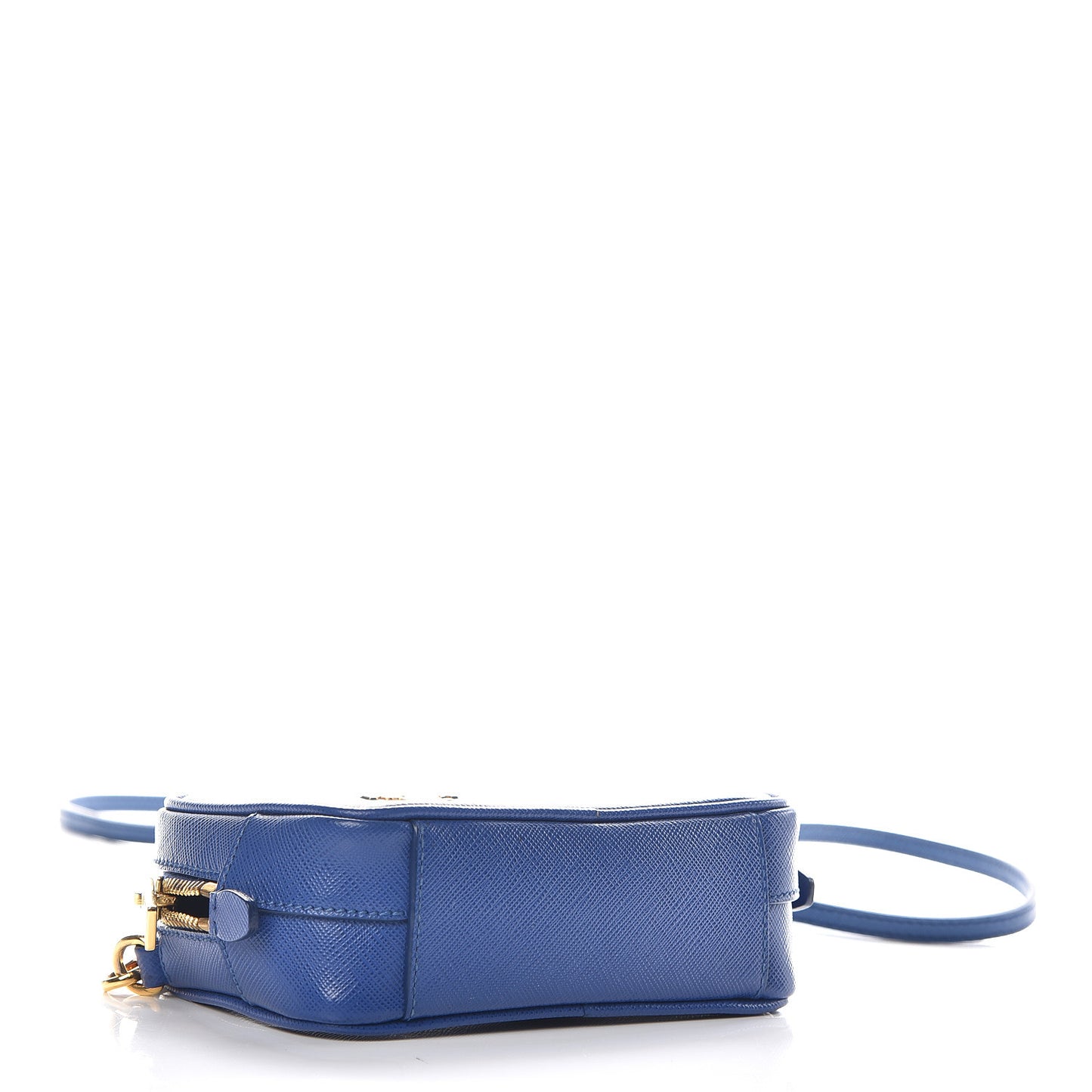 Saffiano Mini Camera Crossbody Bag Royal