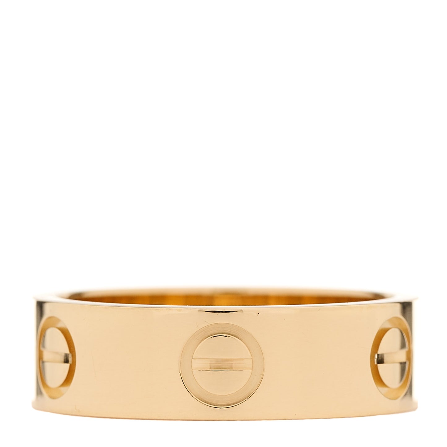 18K Yellow Gold 5.5mm LOVE Ring 52 6