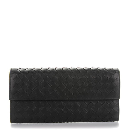 Bottega Veneta Nappa Intrecciato Continental Wallet Black 1 of 7