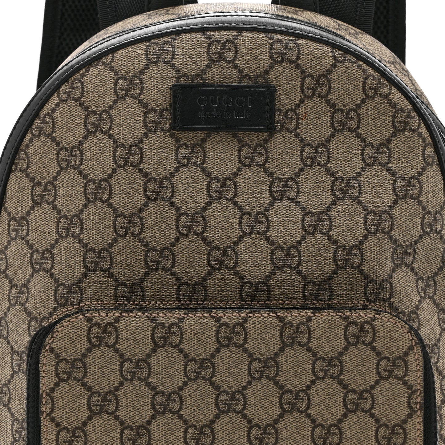 GG Supreme Monogram Small Eden Day Backpack Black