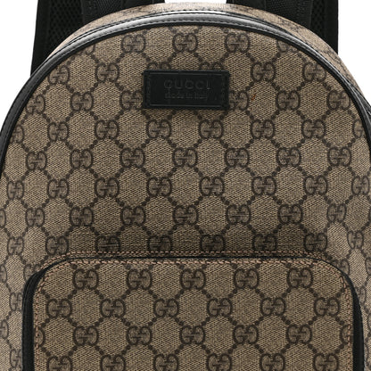 Gucci GG Supreme Monogram Small Eden Day Backpack Black 9 of 11