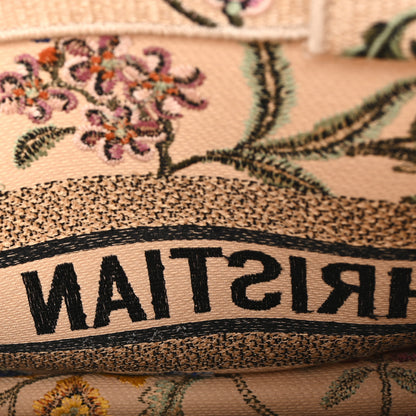 Christian Dior Raffia Embroidered Petites Fleurs Medium Book Tote Natural 13 of 13