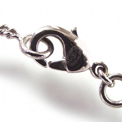 Chanel Silver CC Logo Necklace 4 of 5