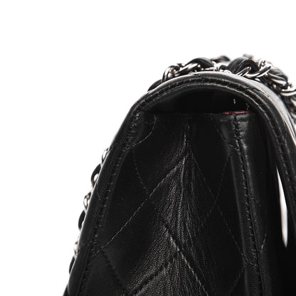 Chanel Lambskin Quilted Jumbo Single Flap Black 13 of 13