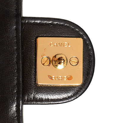 Chanel Lambskin Quilted Small Single Flap Black 9 of 9