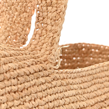 Loewe Raffia Mini Slit Tote Bag Natural Tan 11 of 11