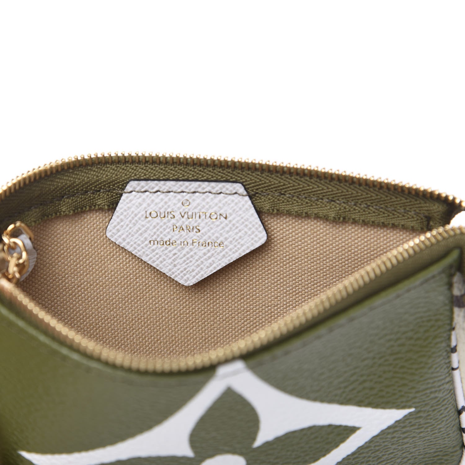 Louis Vuitton Monogram Giant Micro Pochette Accessories Kaki White 5 of 6