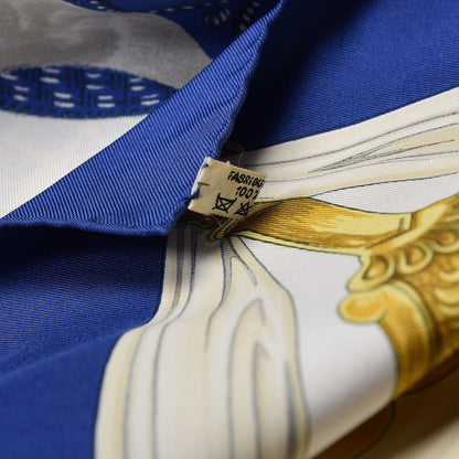 Hermes Silk Concours D Etriers Scarf 90 5 of 5