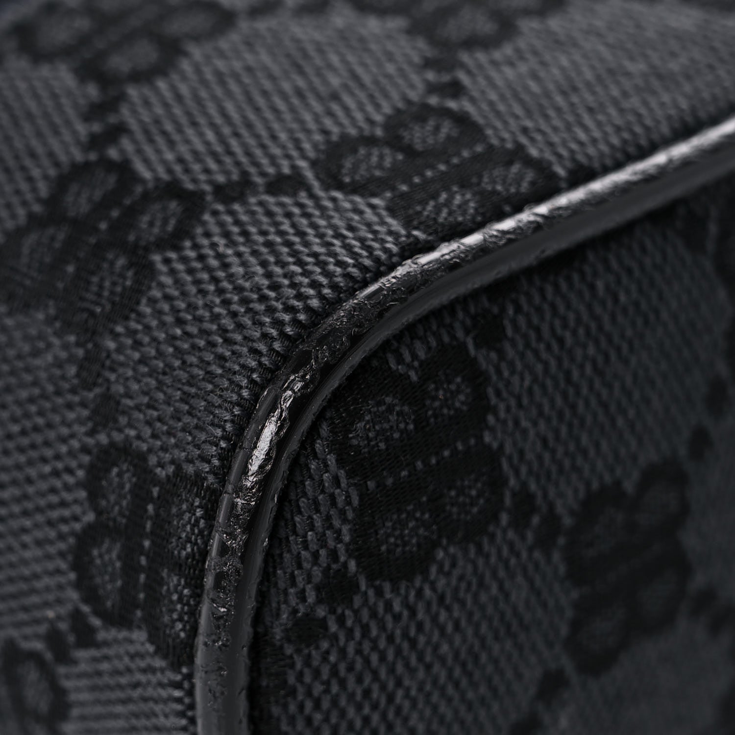 Gucci X BALENCIAGA BB Monogram Web Mini Ophidia Messenger Black 10 of 15