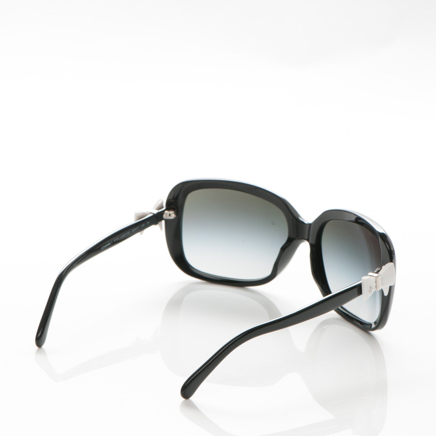Chanel CC Bow Sunglasses 5171 Black White 4 of 6