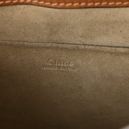Chloe Calfskin Suede Medium Nile Bracelet Bag Caramel 6 of 9