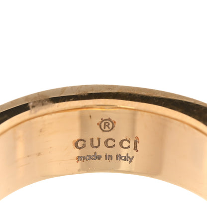 Gucci Brass Crystal Blondie Wide Ring S Light Gold 4 of 4
