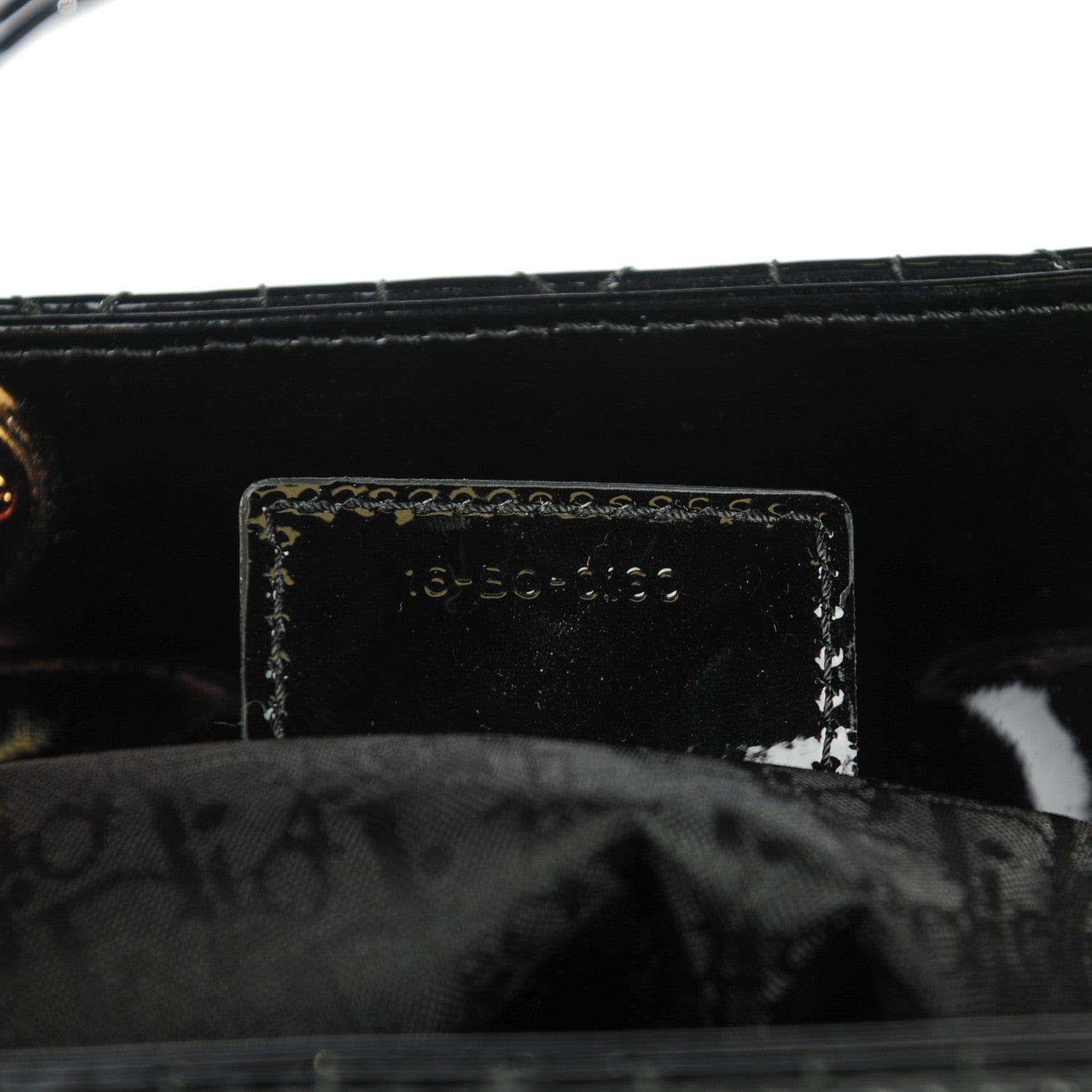 Christian Dior Patent Cannage Large Lady Dior Black 7 of 7