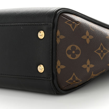 Louis Vuitton Calfskin Monogram Kimono Tote PM Black 9 of 15