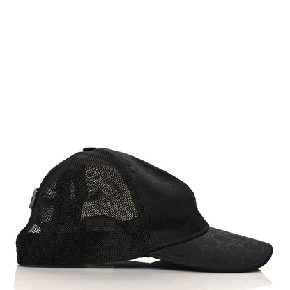 Gucci Nylon Monogram Baseball Hat M Black 4 of 7