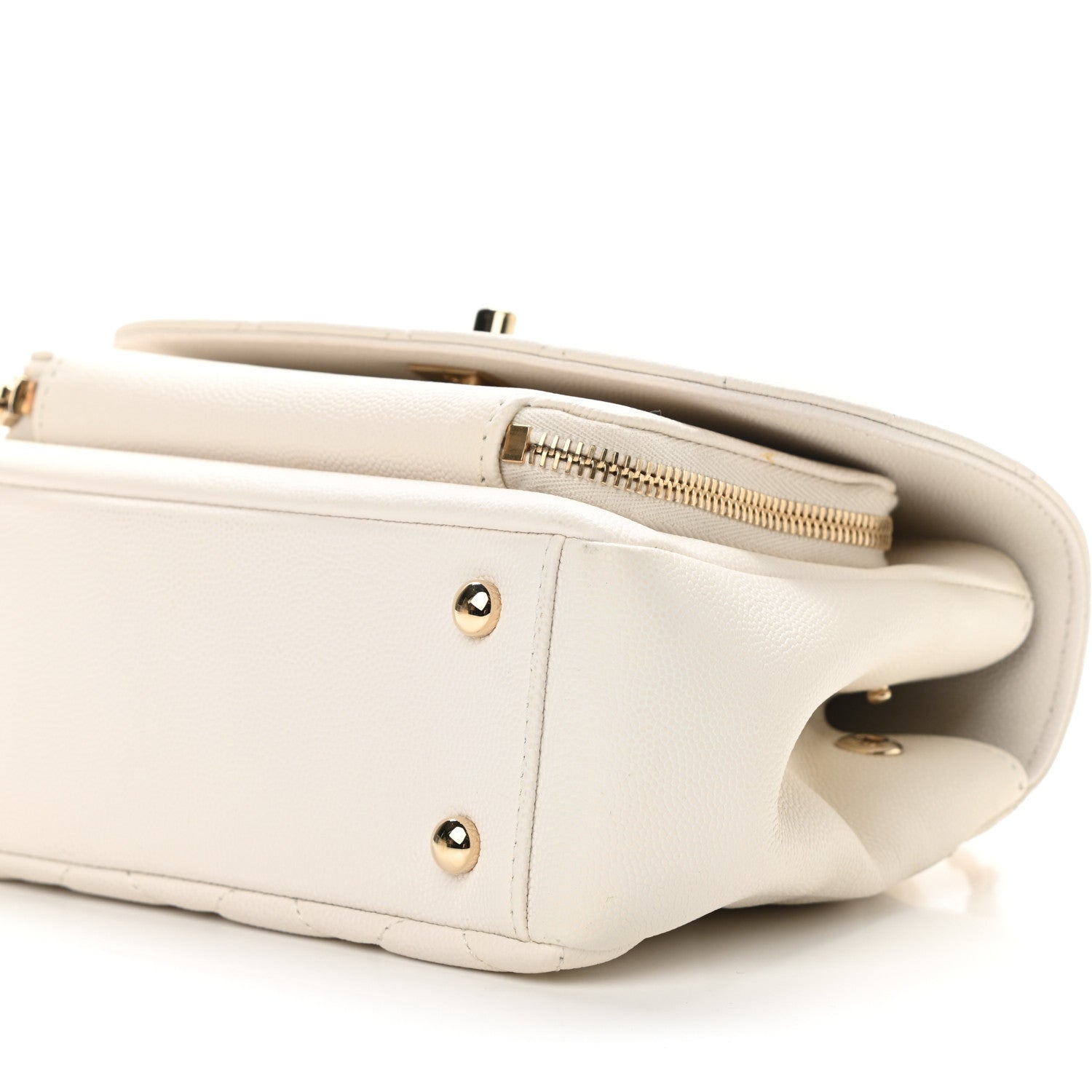 Chanel Caviar Quilted Small Business Affinity Flap White 11 of 12