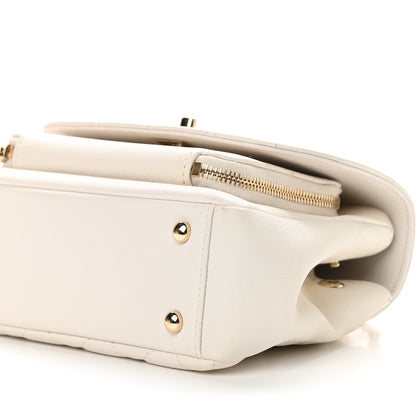 Chanel Caviar Quilted Small Business Affinity Flap White 11 of 12