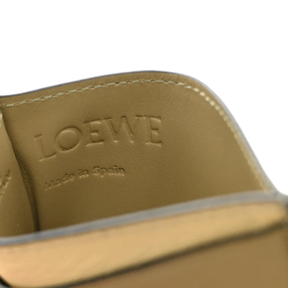 Loewe Calfskin Puzzle Colorblock Card Holder Clay Green 6 of 8