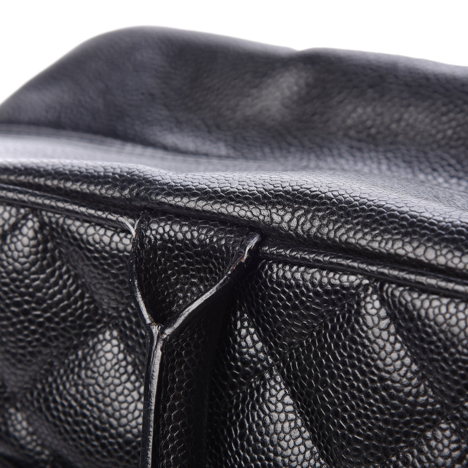 Chanel Caviar Quilted Large Bowler Black 8 of 14