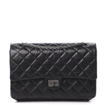 Chanel Aged Calfskin Quilted 2.55 Reissue 226 Flap Black 1 of 12
