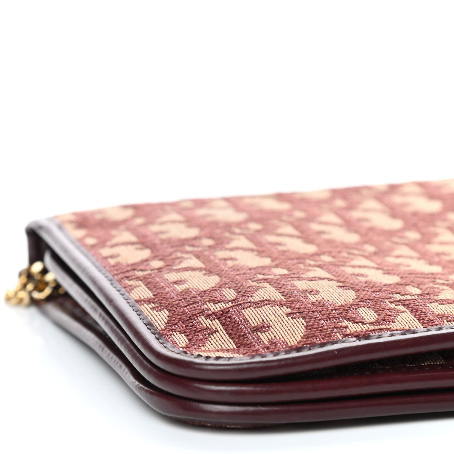 Monogram Chain Flap Burgundy