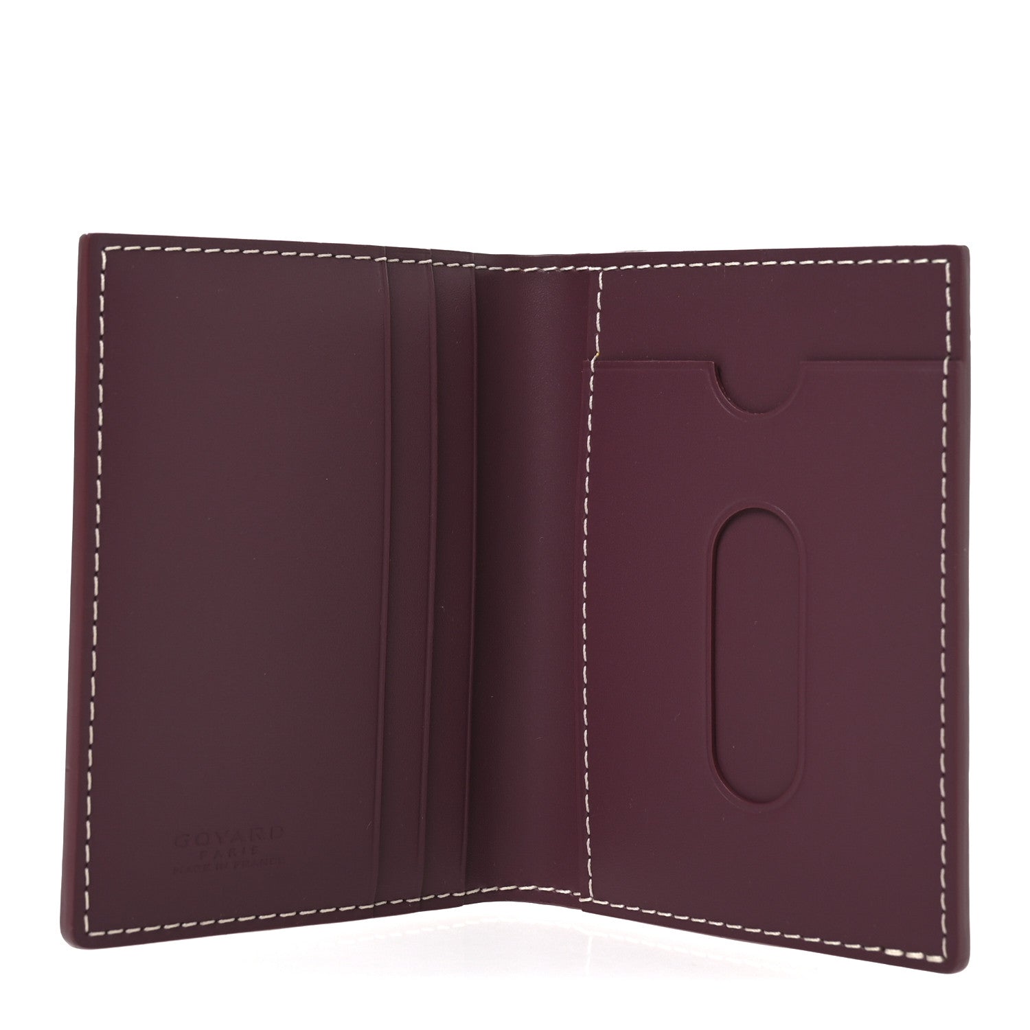 Goyard Goyardine Saint Marc Folding Card Case Bordeaux 5 of 7
