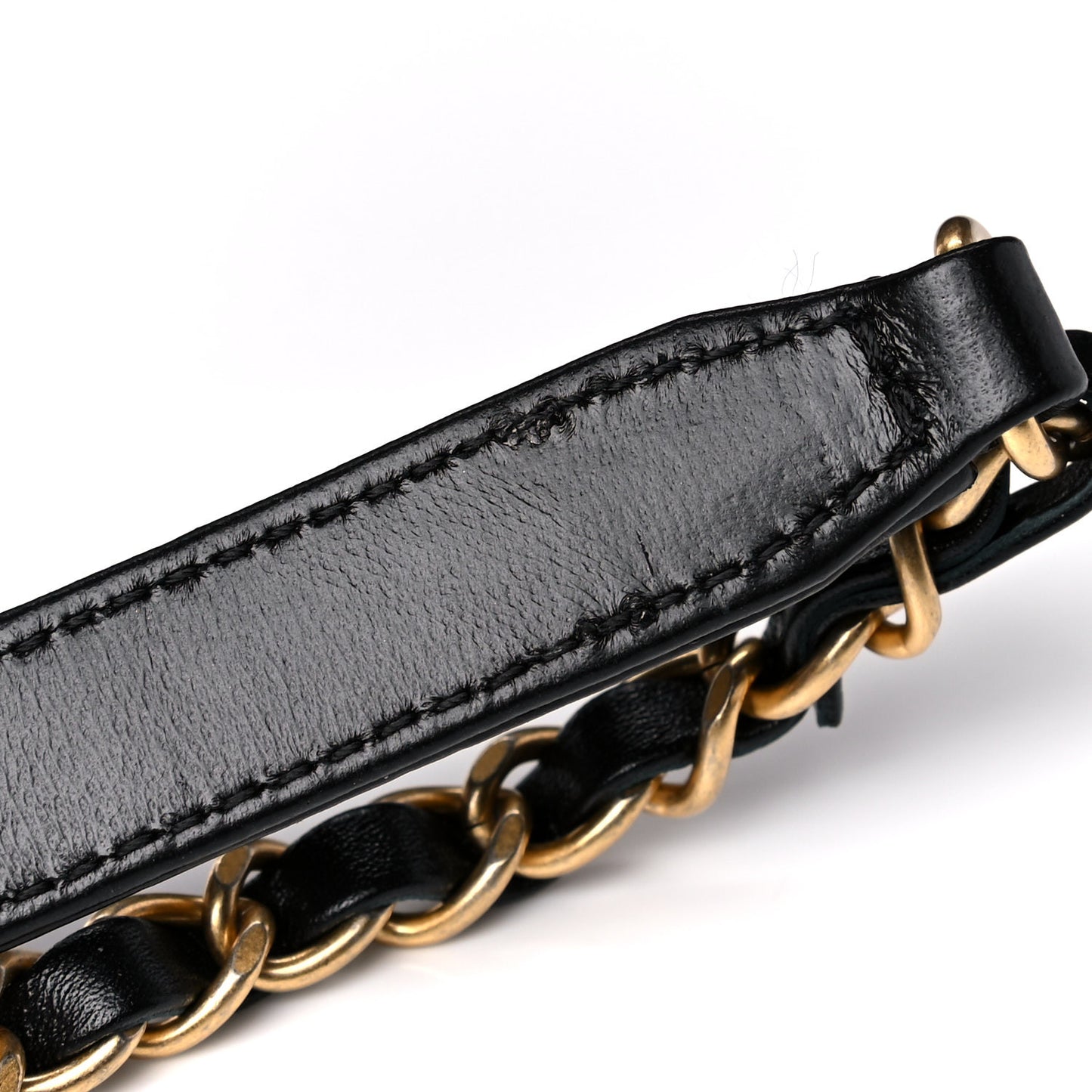 Lambskin Quilted Crown Box Bag Black