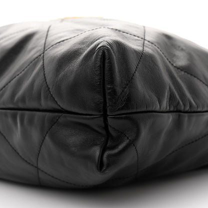 Chanel Shiny Calfskin Quilted Chanel 22 Black 11 of 12