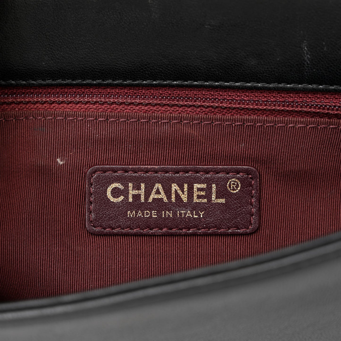 Sheepskin Quilted Vintage Mademoiselle Flap Black