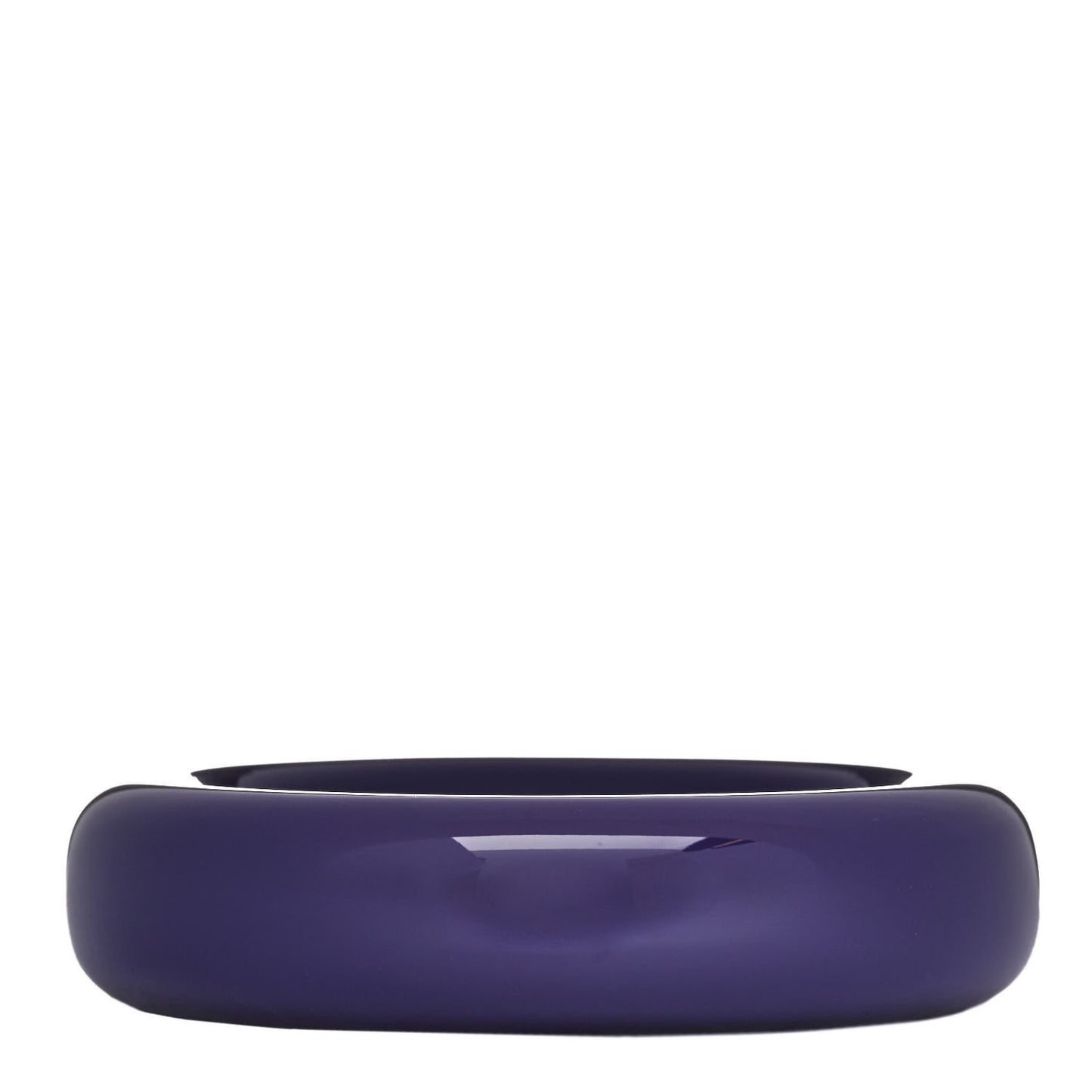 Lacquer Hardwood Elsa Peretti Doughnut Bangle Bracelet Purple
