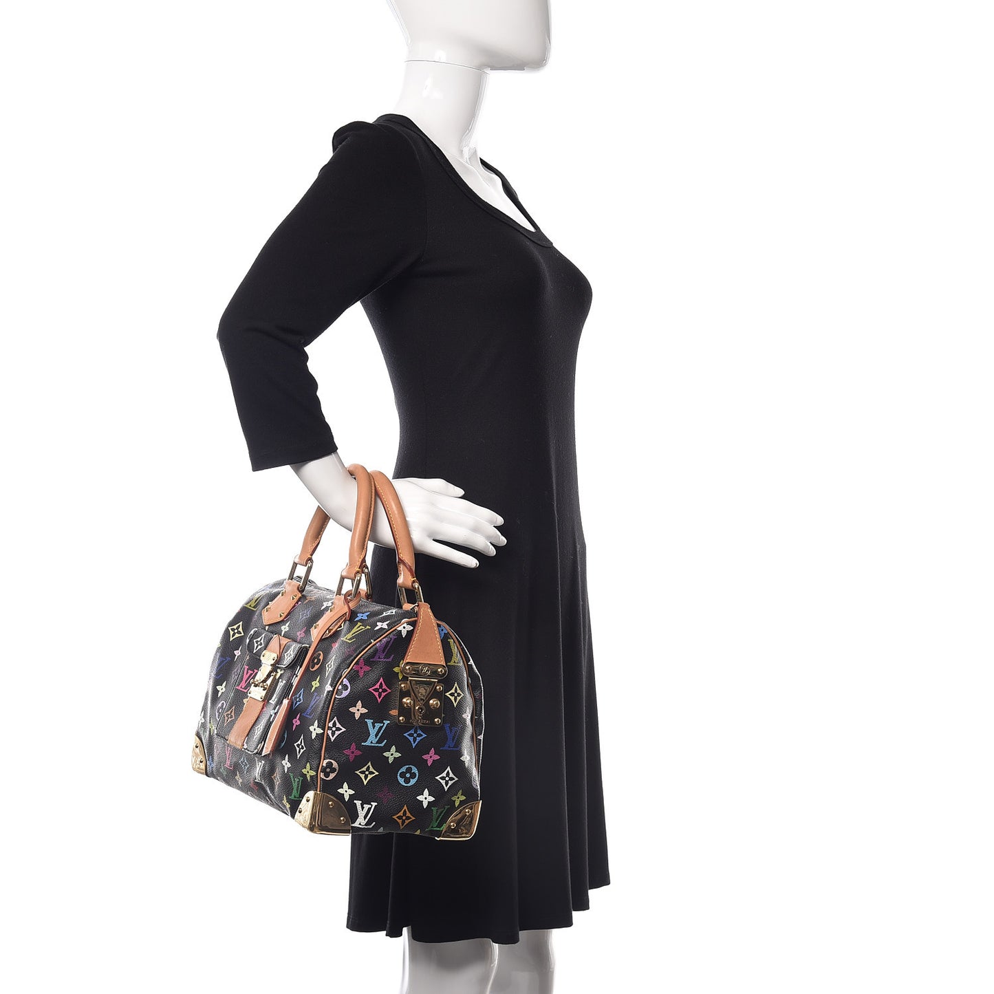 Monogram Multicolor Speedy 30 Black