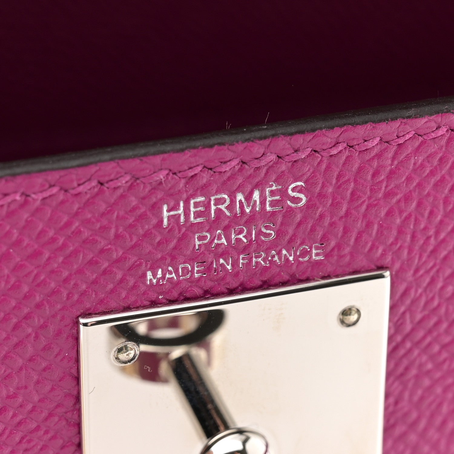 Hermes Epsom Kelly Sellier 28 Rose Pourpre 6 of 11