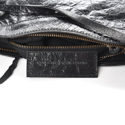 Balenciaga Chevre Classic Hardware Shoulder Bag Black 7 of 9