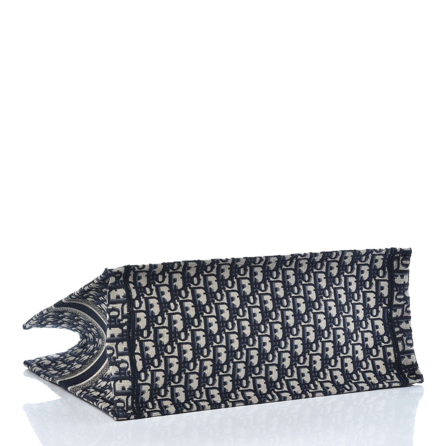 Oblique Book Tote Blue Multicolor
