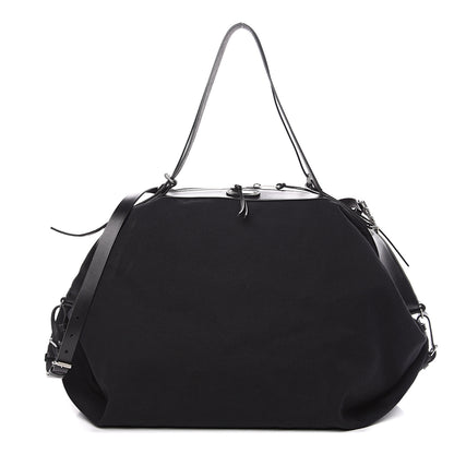Saint Laurent Canvas ID Shopping Bag Black 1 of 8