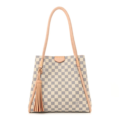 Louis Vuitton Damier Azur Propriano Rose Ballerine 1 of 9