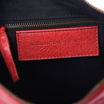 Balenciaga Agneau Classic Hardware Flat Crossbody Rouge Cardinal 7 of 11