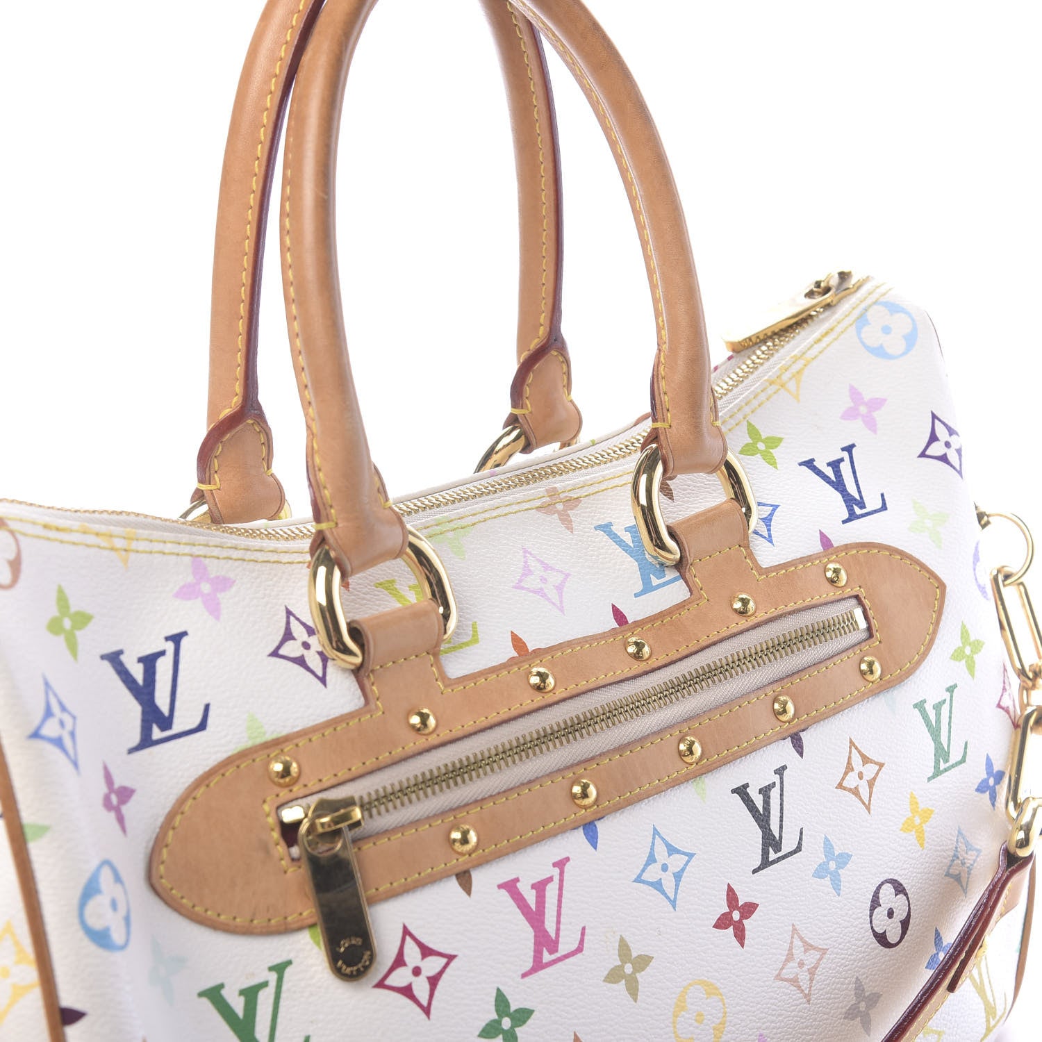Louis Vuitton Monogram Multicolor Rita White 10 of 12