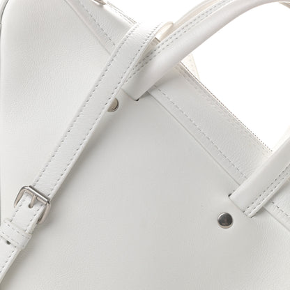 Balenciaga Calfskin XS Triangle Duffle White 8 of 10