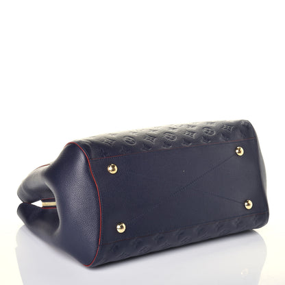 Louis Vuitton Empreinte Montaigne GM Marine Rouge 4 of 9