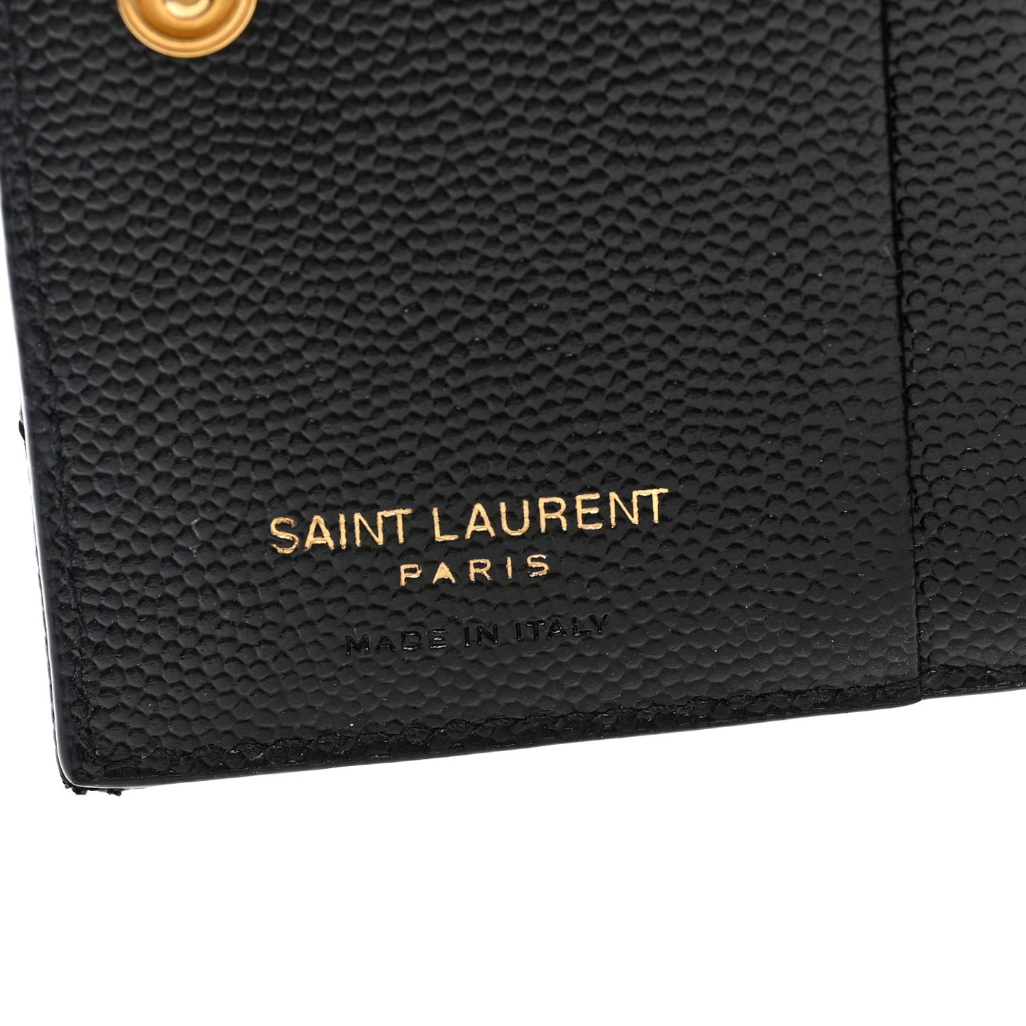 Grain De Poudre Matelasse Chevron Monogram Zipped Card Case Black