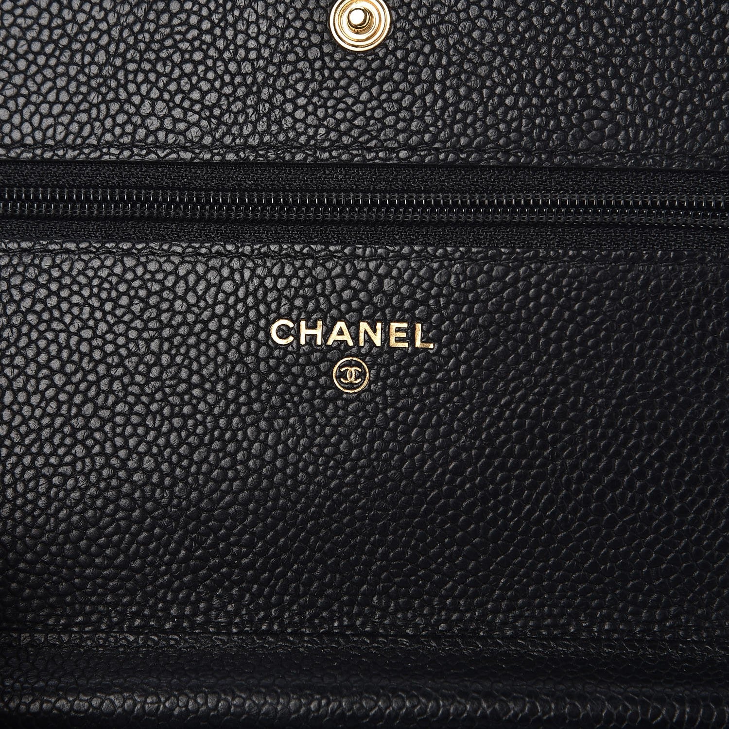 Chanel Caviar Quilted Boy Wallet On Chain WOC Black 7 of 9