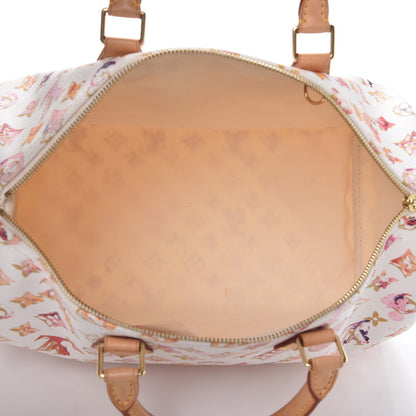 Louis Vuitton Watercolor Aquarelle Speedy 35 White 6 of 23