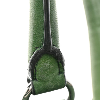 Prada Nappa Gaufre Double Zip Tote Green 13 of 17