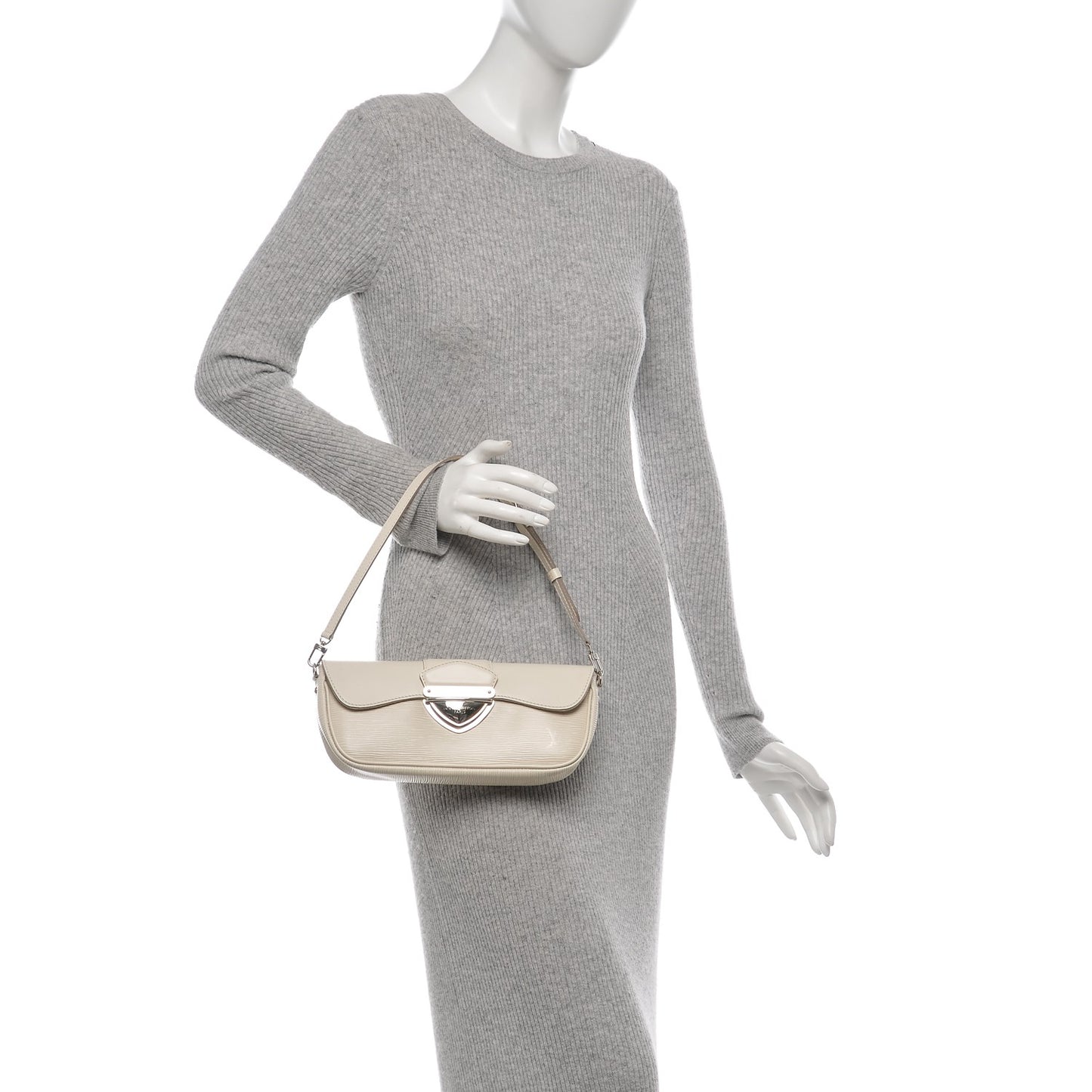 Epi Montaigne Clutch Ivory