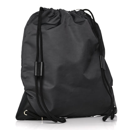 Dolce & Gabbana Nylon DG Family Patch Drawstring Backpack Grey 3 of 9