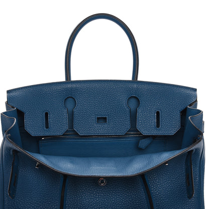 Hermes Togo Birkin 30 Bleu de Galice 12 of 22