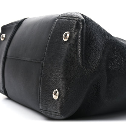 Louis Vuitton Veau Cachemire Snakeskin Soft Lockit MM Black 9 of 9