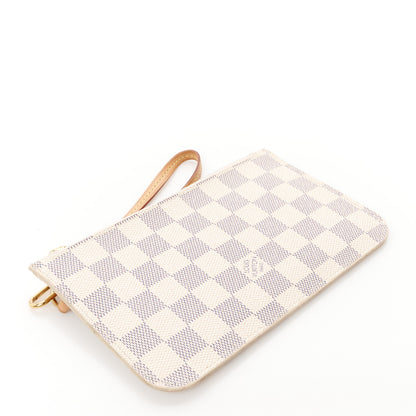 Louis Vuitton Damier Azur Neverfull PM Pochette 4 of 8